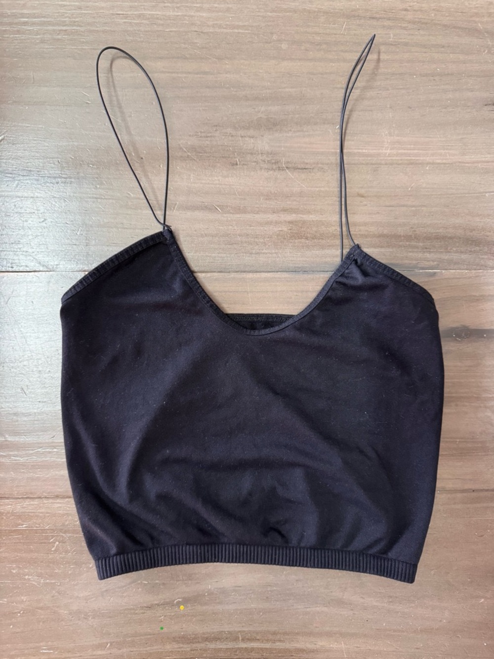 Free People Intimately Skinny Strap Brami Women’s XS/S Black Minimalist